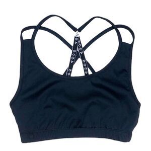 ASOS‎ 4505 Black Sports Bra Strappy Back Size US 6 NEW